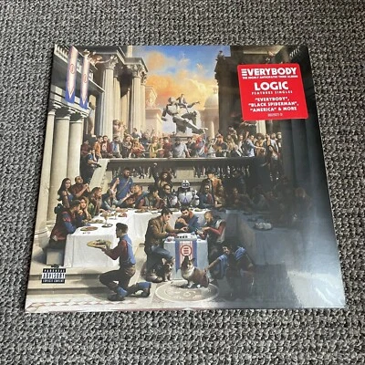 Logic - Everybody Vinyl Record SEALED 2xLP Black 2017 - Image 1 of 4
