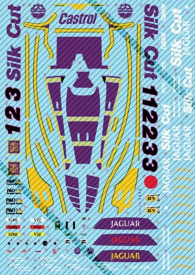 Jaguar XJR9 Silk Cut 1/24 Tamiya No Hasegawa Fujimi - Immagine 1 di 2