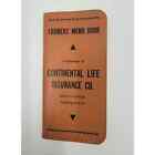 Continental Lebensversicherung Werbung Notizbuch Bauern Memo Bookb1941 sammeln