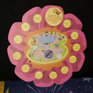 Mapa y pegatinas del carroñero de la nación de polen de flor y jardín 2022 Disney EPCOT - Imagen 1 de 2