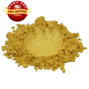 GOLD FINE LUXURY MICA COLORANT PIGMENT POWDER COSMETIC GRADE 2 OZ - Picture 1 of 13