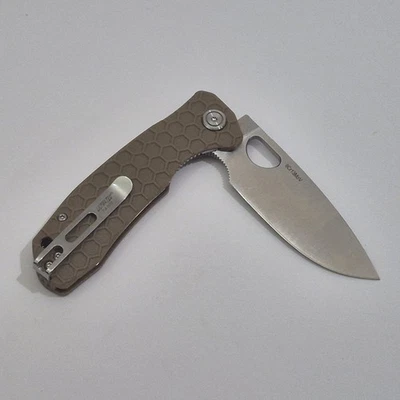 Navaja de bolsillo plegable manual Honey Badger Lockback 3" 8Cr13MoV clip para cinturón Foto 1 de 4