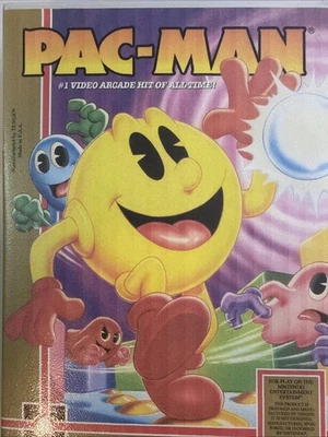 Pac Man NES Cart Tested Working - Image 1 of 3