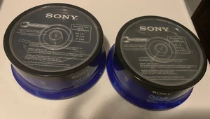 Sony DVD-R 2-15 Pack 4.7 GB 120 Min Blank Discs Sealed New LOT37-27 - Picture 1 of 2