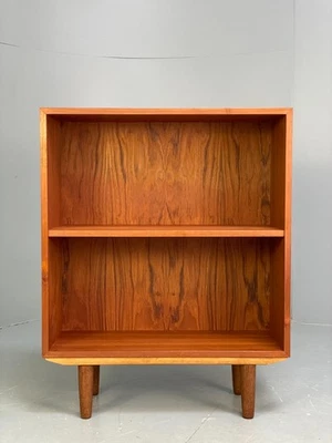 Vintage Danish Teak Bookcase Compact Shelving Retro 1960s EB10597 MWOO - Image 1 of 4