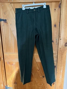 Vintage Big Bill schwere Wollhose Outdoorhose 34x31 grün Canada Made - Bild 1 von 5