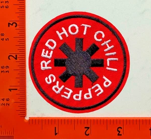 Red Hot Chili Peppers Band Embroidered Patch Iron On Sew On Badge Rock Music Log - Picture 1 of 1
