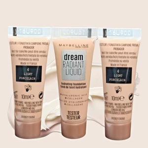 MAYBELLINE Dream Radiant Liquid Hydrating Foundation 10mlx3 Light Porcelain - Bild 1 von 4