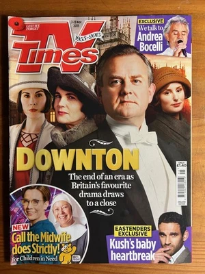 TV TIMES 7/11/2015 DOWNTON ABBEY Andrea Bocelli DIANA RIGG Davood Ghadami WOGAN - Image 1 of 4