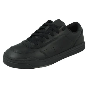 BOYS CLARKS URBAN SOLO BLACK LEATHER LACE UP SHOES SIZES 13 _ 6 - Picture 1 of 10