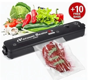 Automatische Vakuumiermaschine für Lebensmittelverpackungen zu Hause mit 10 Siegelbeuteln - Bild 1 von 7