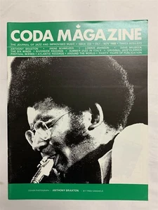 Excellent Coda Jazz Magazine Oct/Nov 1988 Anthony Braxton Irene Schweizer 9A4 - Picture 1 of 2