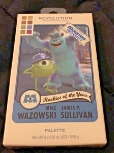 Revolution Monsters University WAZOWSKI SULLIVAN 8 EYE SHADOW Palette New Box - Picture 1 of 4