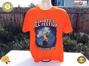 Elliott's Fall Festival 27-28/10/2012 - L (LARGE) Adult Unisex T-shirt (Orange) - Picture 1 of 10
