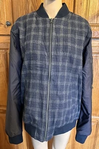 Bugatchi Men’s Wool Blend Navy Jacket Size XL - Picture 1 of 10