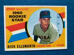 1960 Topps Baseball Sport Magazine Rookie Star Dick Ellsworth #125 (casi nuevo) - Imagen 1 de 2