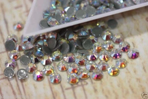 STRASS TERMOADESIVI SS6 2mm CRISTALLO aurora boreale hotfix quantita' a scelta - Picture 1 of 1