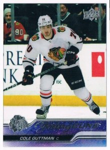 2023-24 UPPER DECK CLEAR CUT YOUNG GUNS COLE GUTTMAN ROOKIE CHICAGO BLACKHAWKS