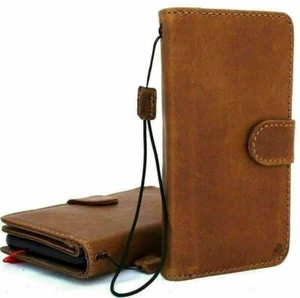 Echt Echt Leder Tasche für Samsung Galaxy Note 10 Hülle Wallet Book Abnehmbar - Bild 1 von 6