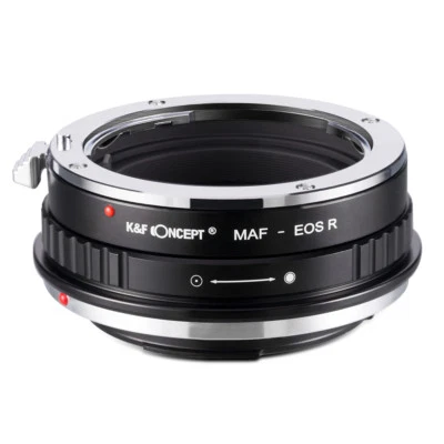 K&F Concept Lens Adapter for Minolta AF Sony A lens to Canon EOS RF R5 R6 camera - Image 1 of 4
