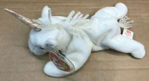 TY Beanies Mystic el Unicornio 1994 Retirado con Protector de Etiquetas ~Totalmente Nuevo~ - Imagen 1 de 5
