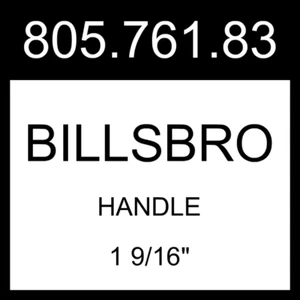 IKEA BILLSBRO Handle Anthracite 2 Pack 1 9/16" 805.761.83 - Picture 1 of 1