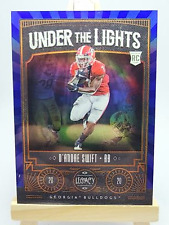 D'Andre Swift 2020 Legacy Under the Lights Sapphire UL-DS /35 RC Rookie Bulldogs