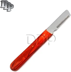 PRO STRIPPING KNIFE CAT DOG PET GROOMING COMB HAIR, PREMIUM QUALITY - Picture 1 of 3
