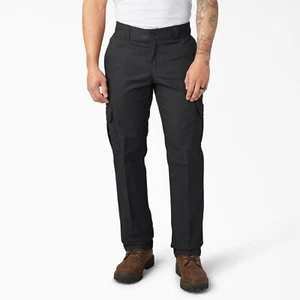 Dickies Mens Flex WP595 Regular Fit Straight Leg Work Uniform Cargo Pocket Pants - Picture 1 of 5