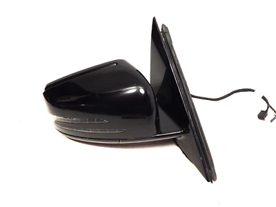 Espejo retrovisor puerta lateral derecho E350 E500 2010-2013 sedán mercedes benz pasajero negro Foto 1 de 4