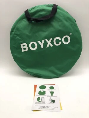 BOYXCO 58 pulgadas x 58 pulgadas Gen2 plegable portátil cámara web fondo croma clave verde para Foto 1 de 4