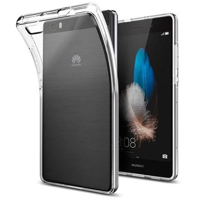 PHONETHRONE COVER CUSTODIA PER HUAWEI P8 LITE 2017 TRASPARENTE SOTTILE TPU SLIM MORBIDA