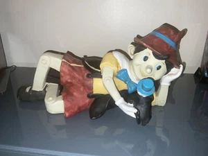 VINTAGE PINNOCHIO MIT JIMINY CRICKET 21" FIGUR AUSSTELLUNGSSTÜCK - Bild 1 von 7
