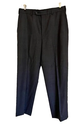 PAL ZILERI SARTORIALE Wool Charcoal Dress Pants Made Italy 48 EU - Image 1 of 4