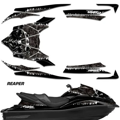 Calcomanías adhesivas gráficas para moto acuática para Kawasaki Ultra 300X/310X 11-21 REAPER K Foto 1 de 2