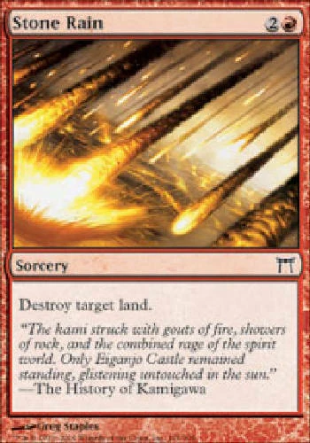 STONE RAIN X4 4 4X Champions of Kamigawa MTG Magic the Gathering Cards DJMagic - Image 1 of 1