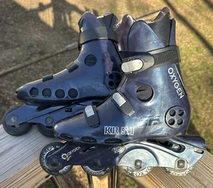 Oxygen KR 5.1 Rollerblades Inline Skates blau Größe 25,5 Kryptonics 76 mm Rollen - Bild 1 von 4