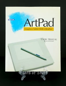 Wacom ArtPad Graphics Tablet With Ultra Pen Users Manual For Macintosh - Picture 1 of 3