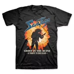 Camisa Unisex De Colección Savatage Ghost In The Ruins Algodón Negra Talla Completa IN430 - Imagen 1 de 4