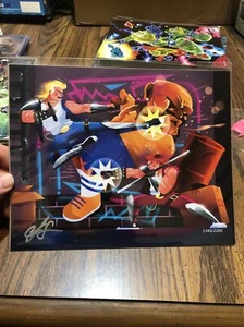 BAM! Gamer Box: Double Dragon Fan Art Print (LE 2200) w/ COA - Picture 1 of 2