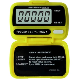 Ultrak 240 - podómetro electrónico contador de pasos - amarillo - Imagen 1 de 1