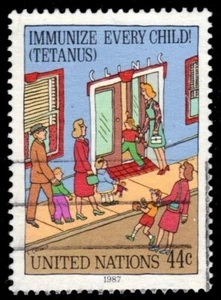 UNITED NATIONS 518 - Immunize Every Child "Tetanus" (pb64642) - Picture 1 of 1