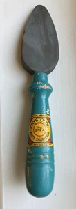 Vintage Crystolon No.273A Knife Sharpener Finishing Stone ~ Blue Handle Troy, NY - Picture 1 of 3