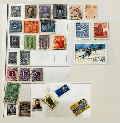 Austria Lot of 24 Used Stamps from the 1900s (J63 294 P15 255 Pink Kruezer) - Image 1 of 2