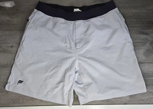 Fabletics Mens Lined Running Shorts Sz.XL/Gray/6" Inseam/Phone Pocket - Picture 1 of 8