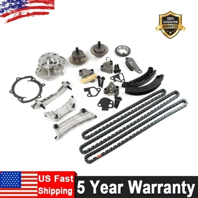Timing Chain Kit +Water Pump For 2007-11 Cadillac STS 2011-2015 GMC Acadia 3.6L - Image 1 of 4