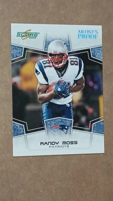 2008-SCORE-RANDY MOSS ARTISTS PROOF PARALLEL /32-PATRIOTS - Image 1 of 4