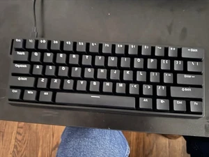 Aula WIN60 RGB Wired Mechanical Keyboard Hot Swappable Magnetic Switch - Black - Picture 1 of 6