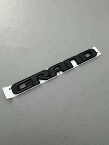 Jeep grand Cherokee front door 2011-2022 Emblem Decal Mopar black OEM68336333AB  - Picture 1 of 6