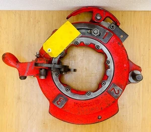 Ridgid Receding Die Head Pipe Threader/Threading Machine 2-½"-4" BSPT #7 - Picture 1 of 9